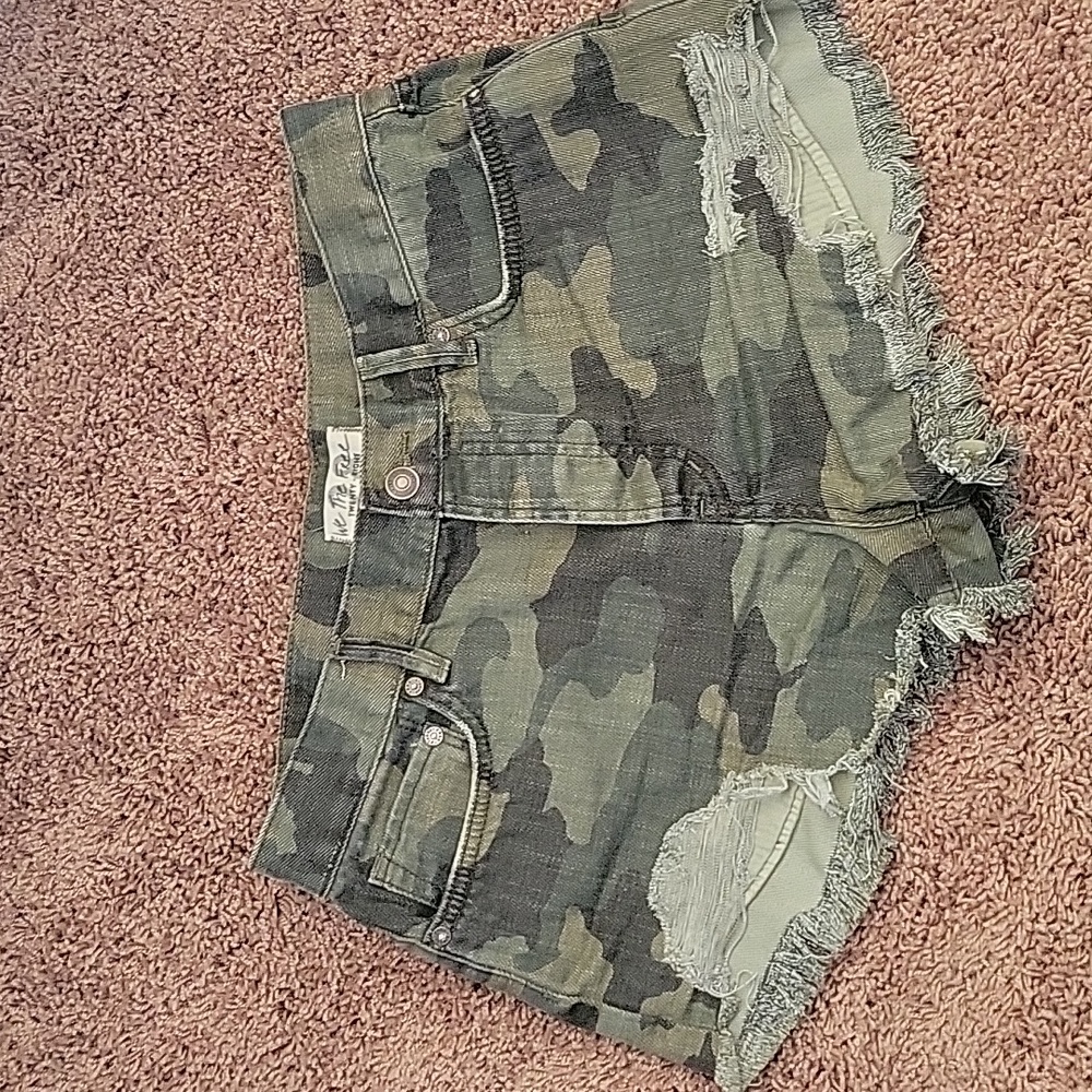 We The Free camo shorts